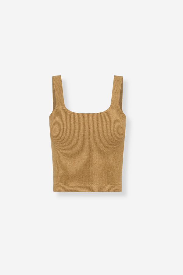 ÉSS Knitted Tank - Toffee