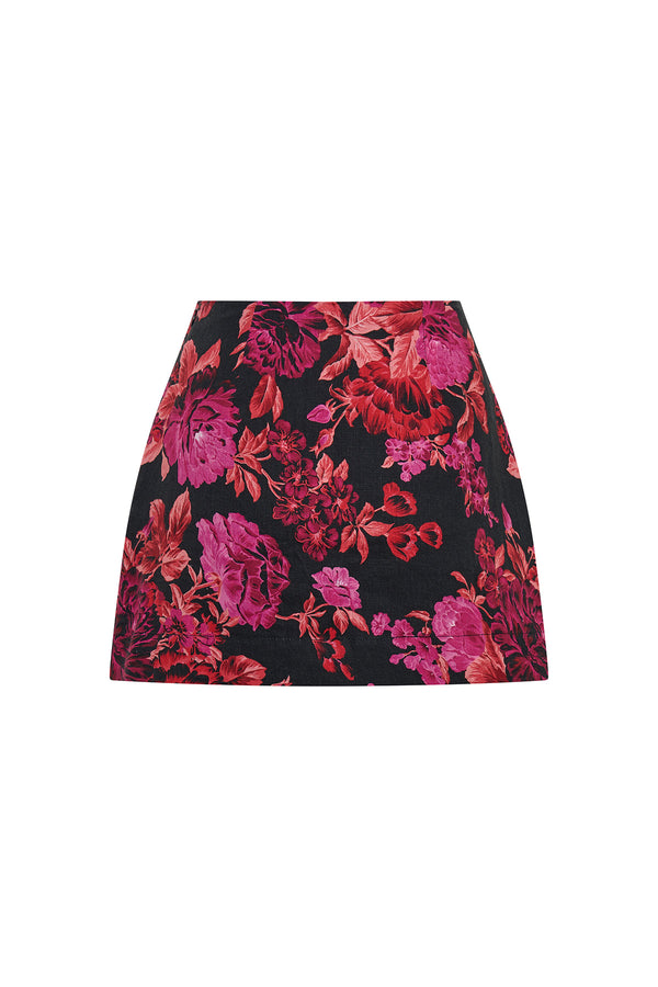 ÉSS Bowie Linen Mini Skirt - Rosa
