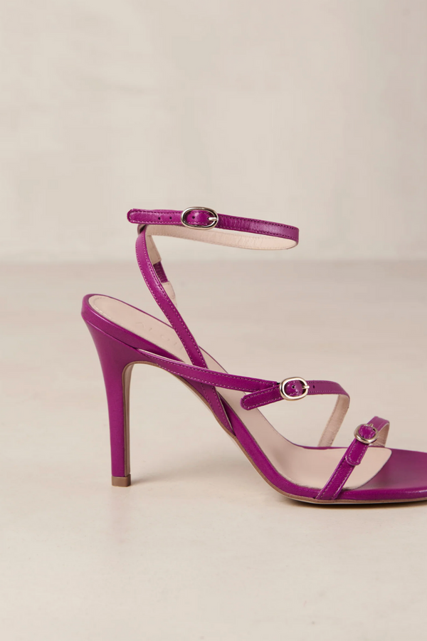 Alohas Alyssa Leather Heel - Purple