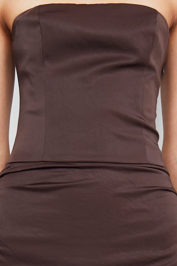 Bec & Bridge Jones Strapless Maxi Dress - Cocoa