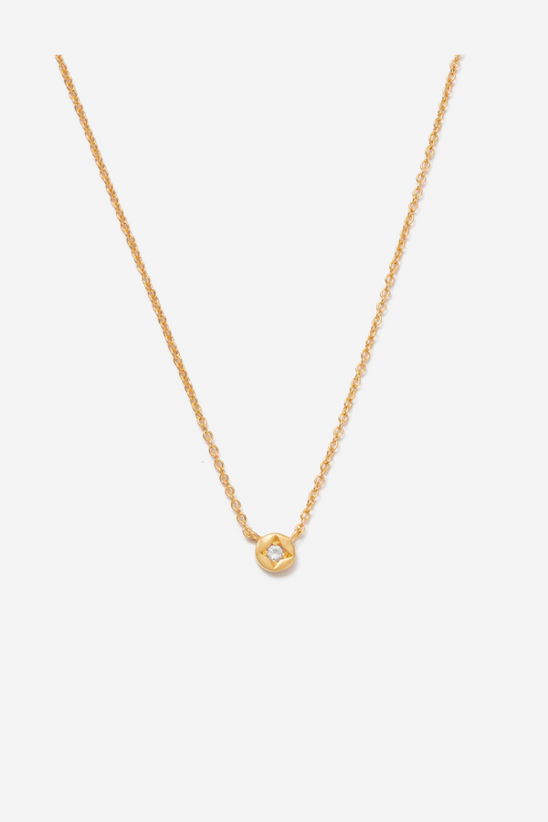 Kirstin Ash Luna Petite Necklace - Gold