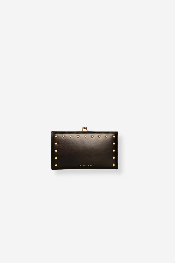 Dylan Kain The Large Forever Love Studded Wallet - Warm Gold