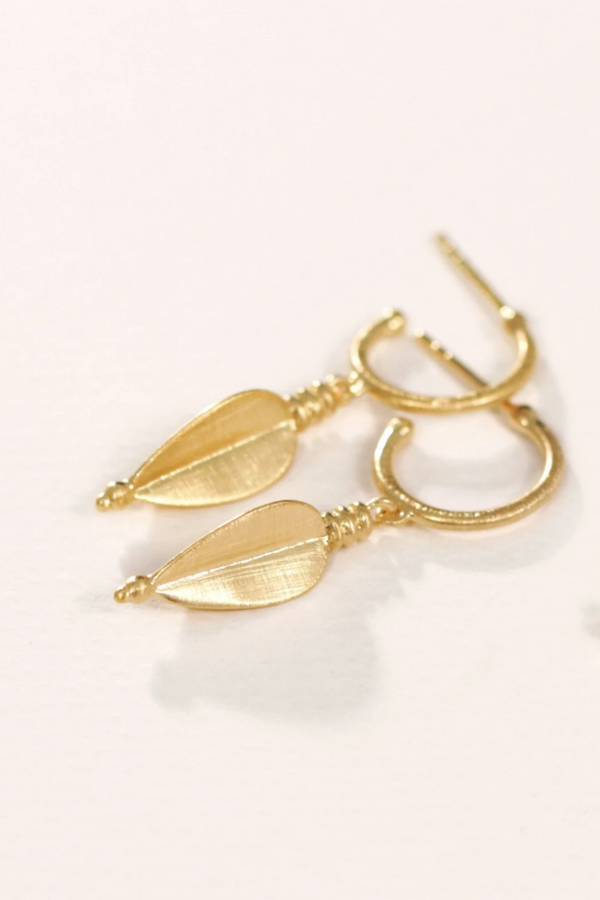 Temple of the Sun Alena Earrings - Gold