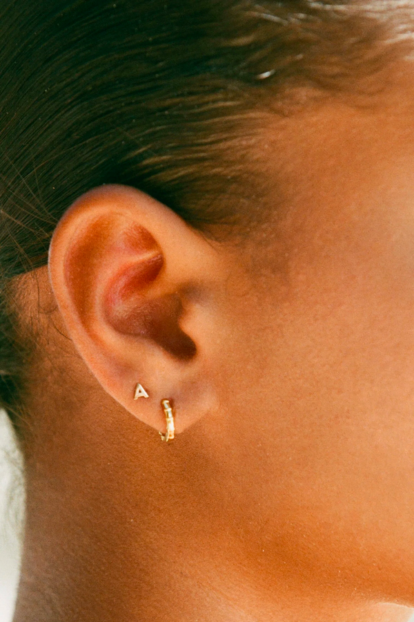 Kirstin Ash Initial Earrings - Gold