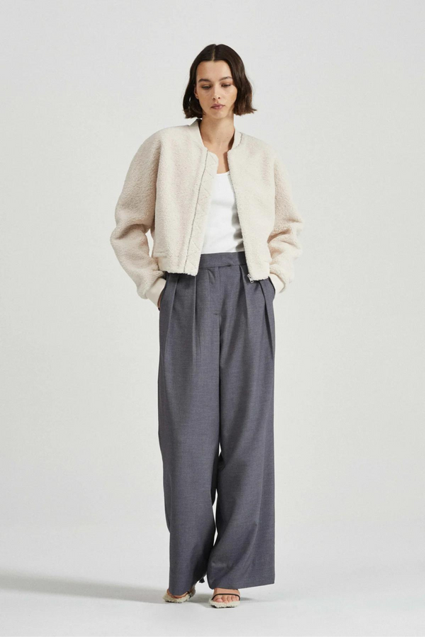 Friends With Frank Mimi Bomber Jacket - Cream