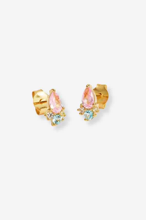 By Charlotte Cherished Connections Stud Earrings - Gold