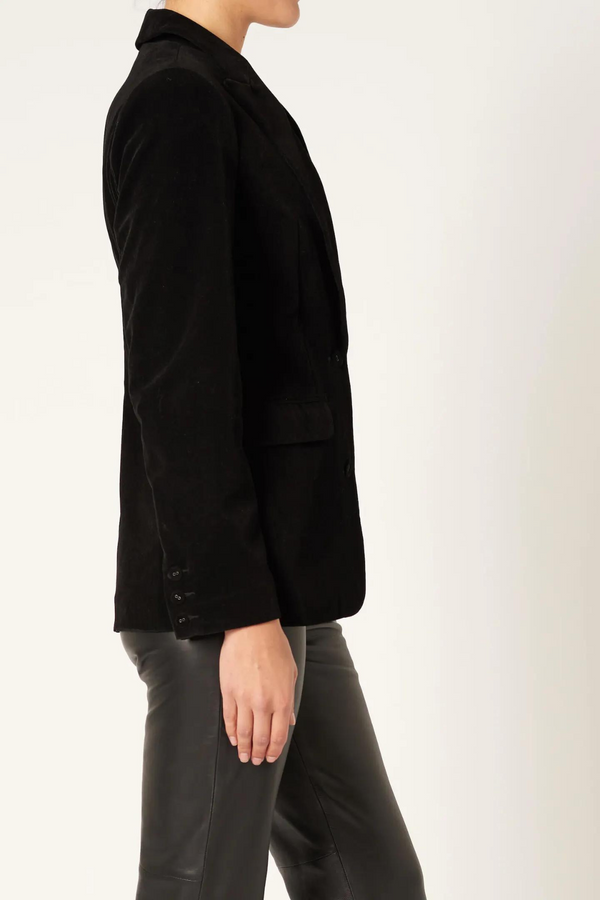 Neuw Denim Atelier Velvet Blazer - Black