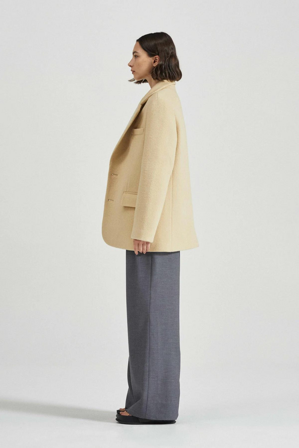 Friends With Frank Bernadette Blazer - Biscuit