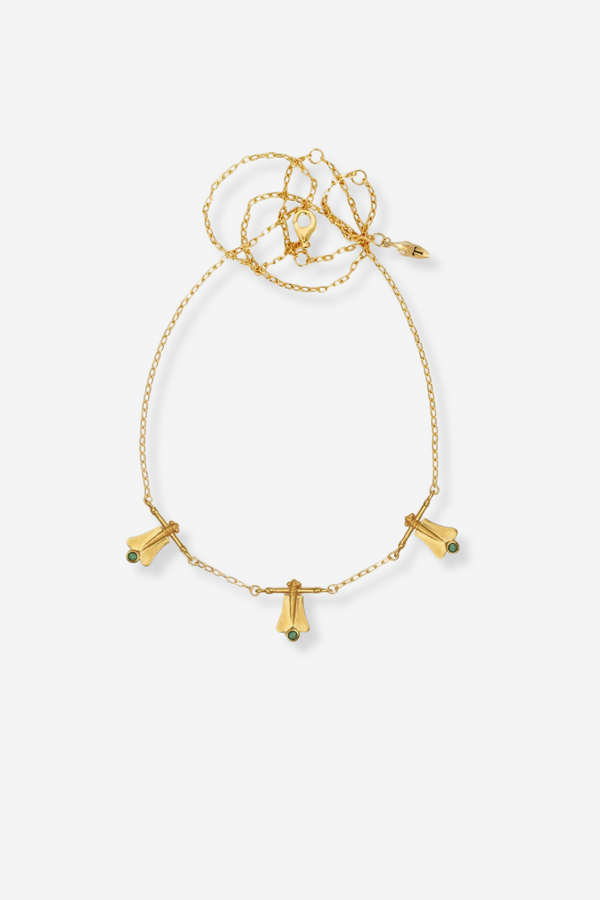 Temple Of The Sun Nectar Necklace - Gold