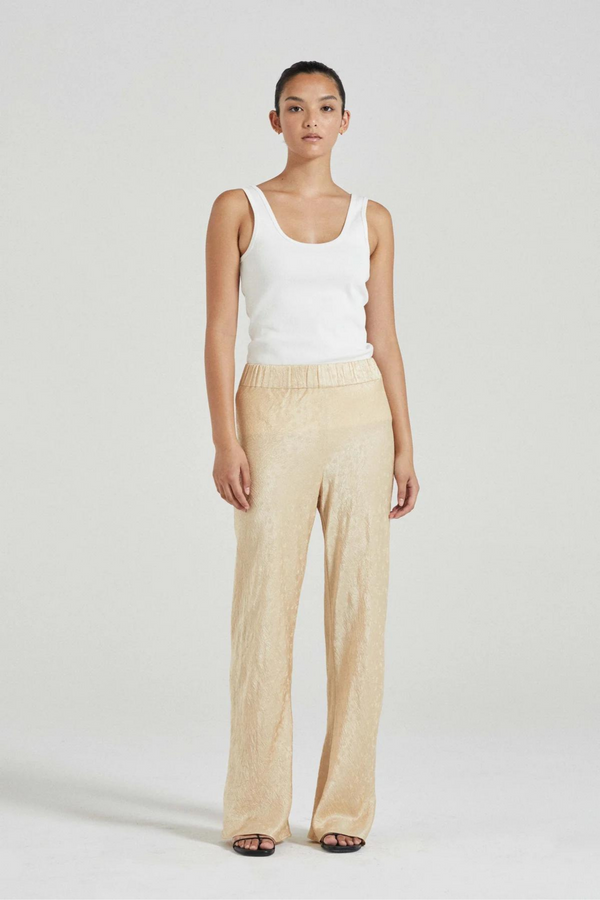 Friends With Frank Camille Pants - Butter Jacquard