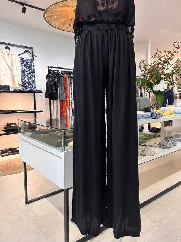 ÉSS Jacques Paper Bag Pant - Black
