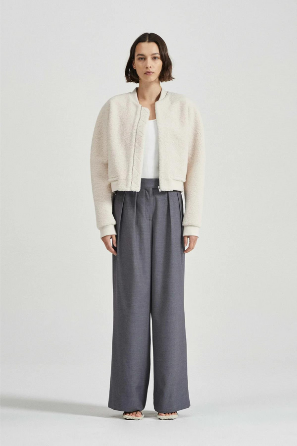 Friends With Frank Mimi Bomber Jacket - Cream