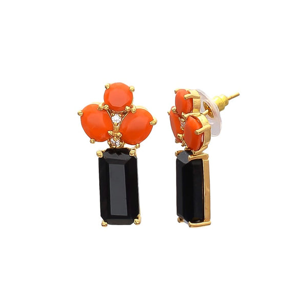 ÉSS The Lara Earring - Black & Orange