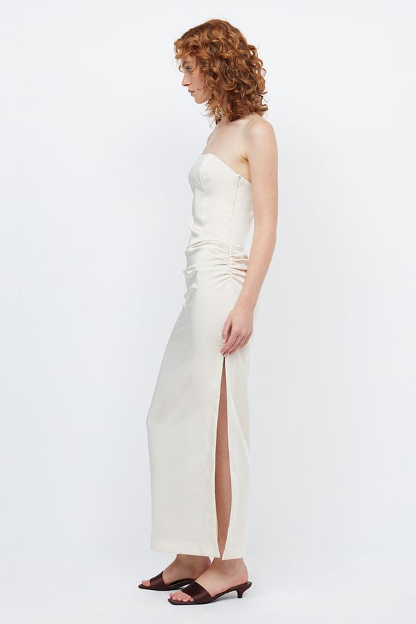 Bec & Bridge Jones Strapless Maxi Dress - Vanilla Bean