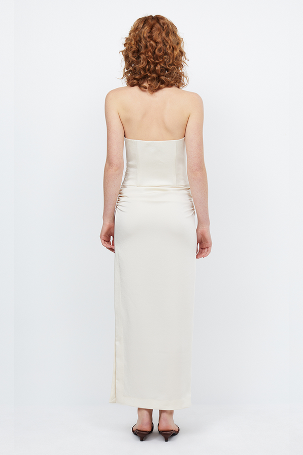 Bec & Bridge Jones Strapless Maxi Dress - Vanilla Bean