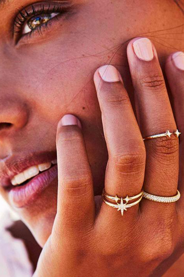 By Charlotte Starlight Ring - Gold