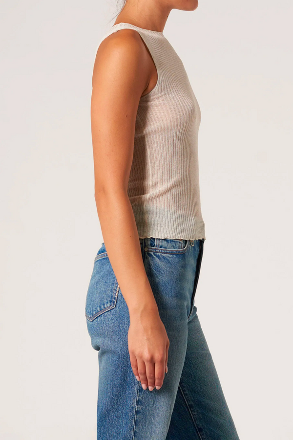 Neuw Denim Zadie Knit tank - Coconut