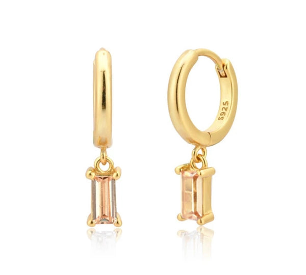 Poppy Huggie Earring - Blush