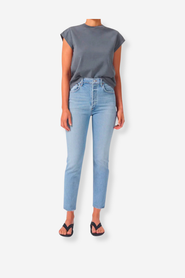 Agolde Riley High Rise Stretch Jean - Dynamic