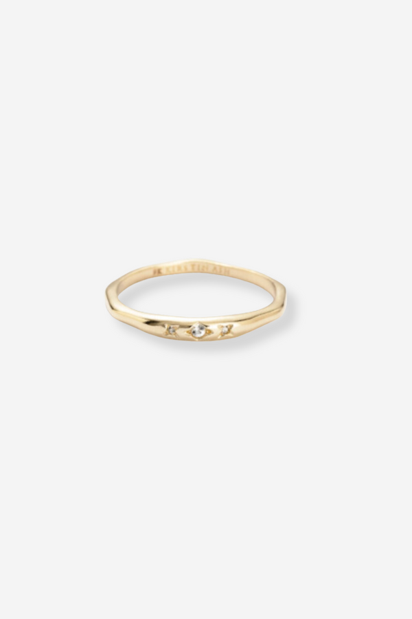 Kirstin Ash Bask Topaz Ring - 9K Gold