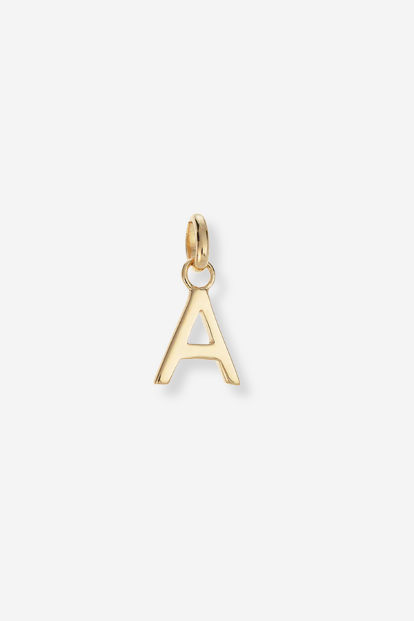 Kirstin Ash Bespoke Outline Initial and Chain - 18K Gold Vermeil