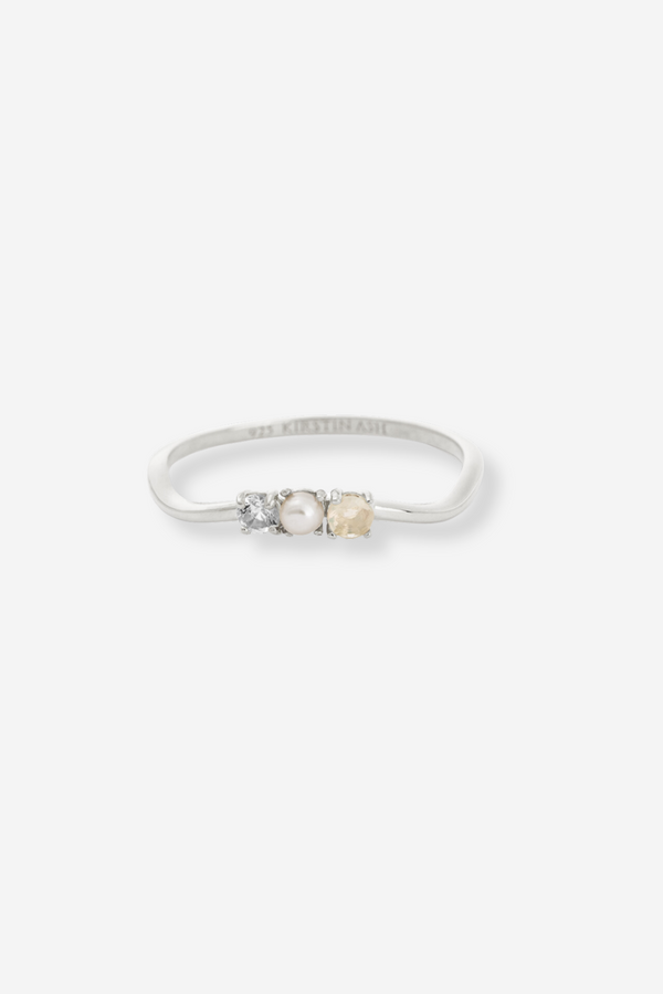 Kirstin Ash Sunrise Opal Ring - Sterling Silver