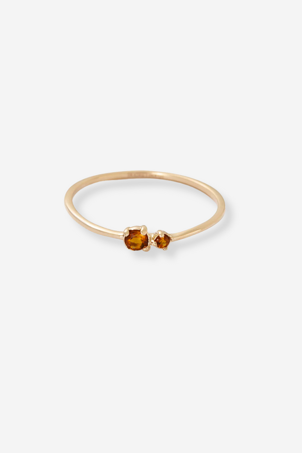 Kirstin Ash Paloma Citrine Ring - 9K Gold