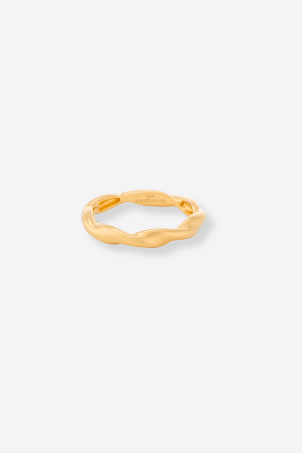 Kirstin Ash Wave Ring - 18K Gold