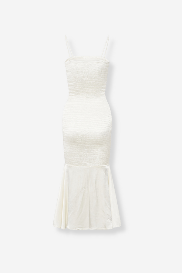 ÉSS Bellinda Elastic Maxi Dress - White
