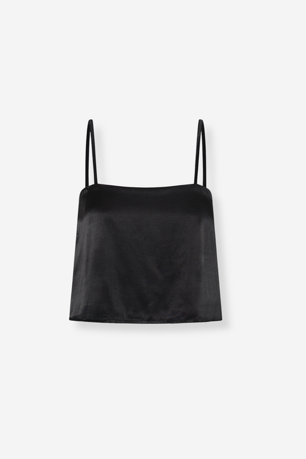 ÉSS Swing Cropped Cami - Black