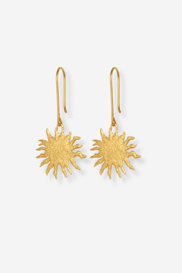 Temple of the Sun Soleil Earrings - Gold