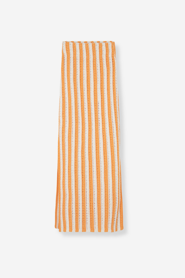 Zulu & Zephyr Cotton Knit Skirt - Golden Stripe