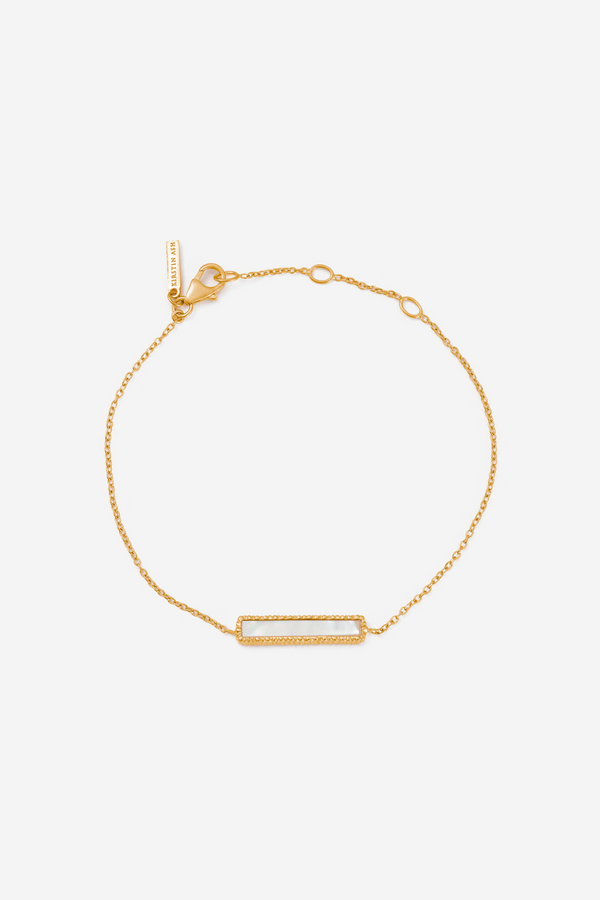 Kirstin Ash Perla Bar Bracelet - Gold