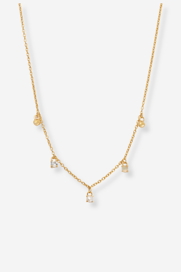 Kirstin Ash Sunrise Opal Necklace - Gold