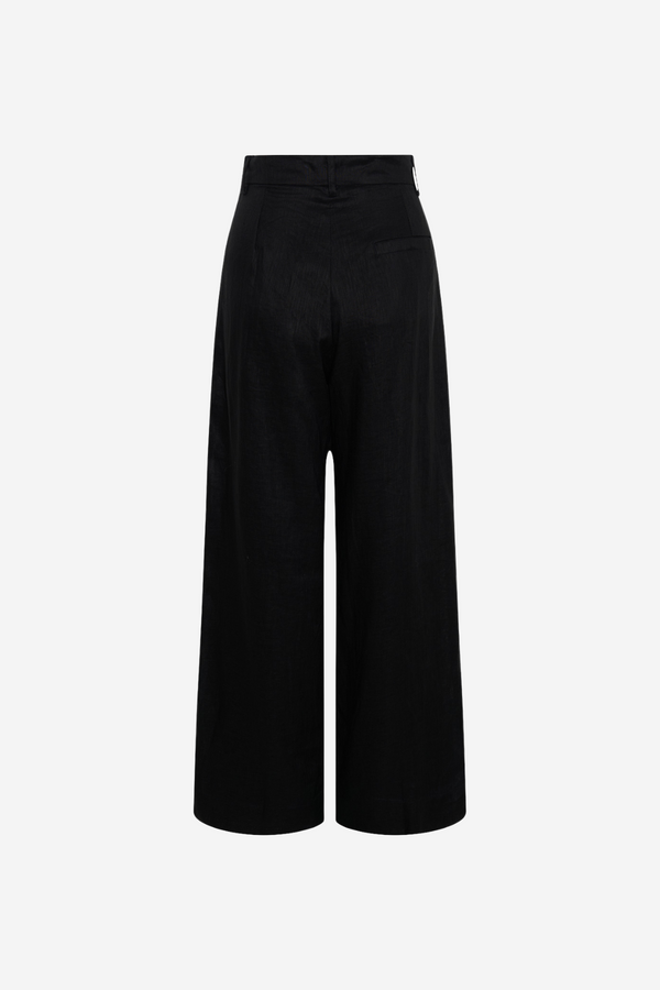 ÉSS Veda Tailored Linen Pant - Black