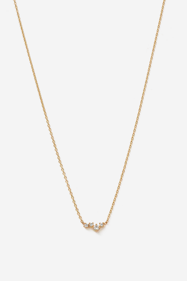 Kirstin Ash Valencia Topaz Necklace - Gold