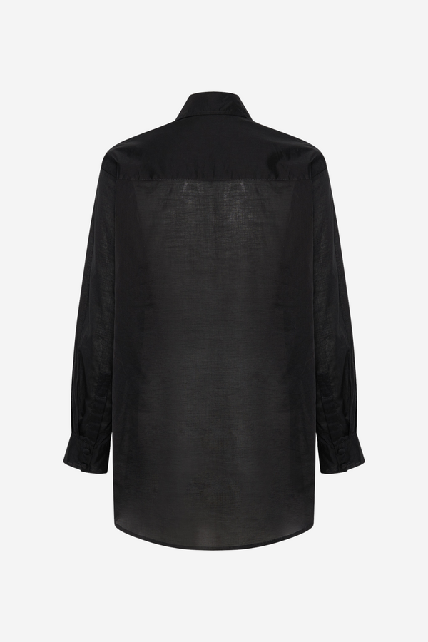 ÉSS Jessica Linen Shirt - Black