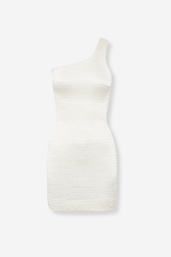 ÉSS Claudine Elastic Mini Dress - White