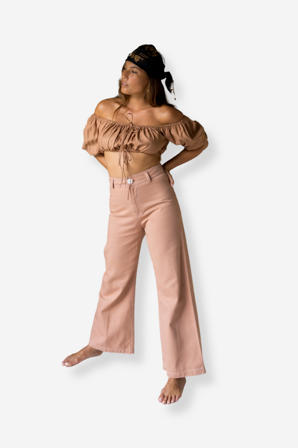 ÉSS Elidy High Waist Jean - Cinnamon