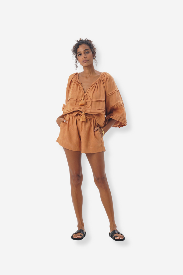 ÉSS Marley Linen Short - Amber