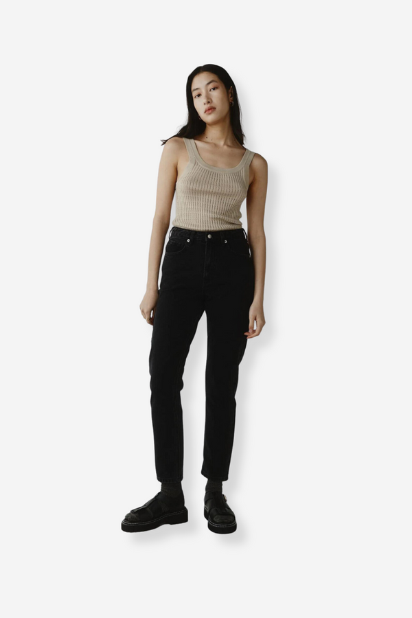 Marle Straight Leg Jean - Black