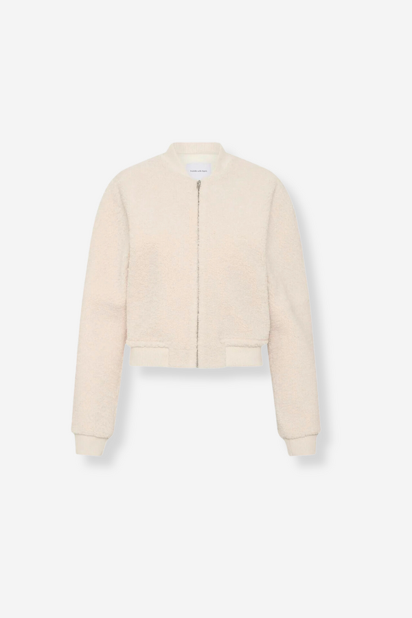 Friends With Frank Mimi Bomber Jacket - Cream