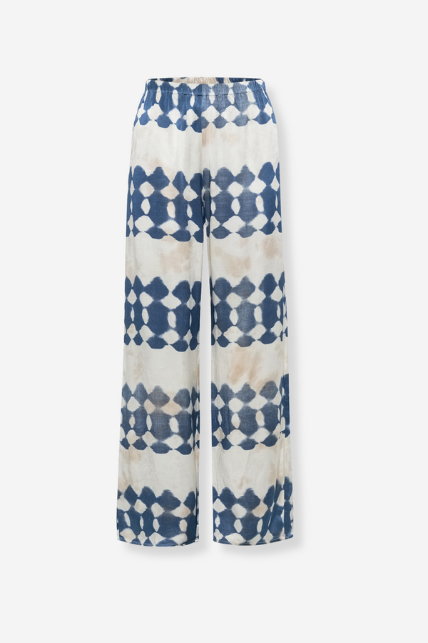 ÉSS Gabrielle Pants - Navy Tie Dye