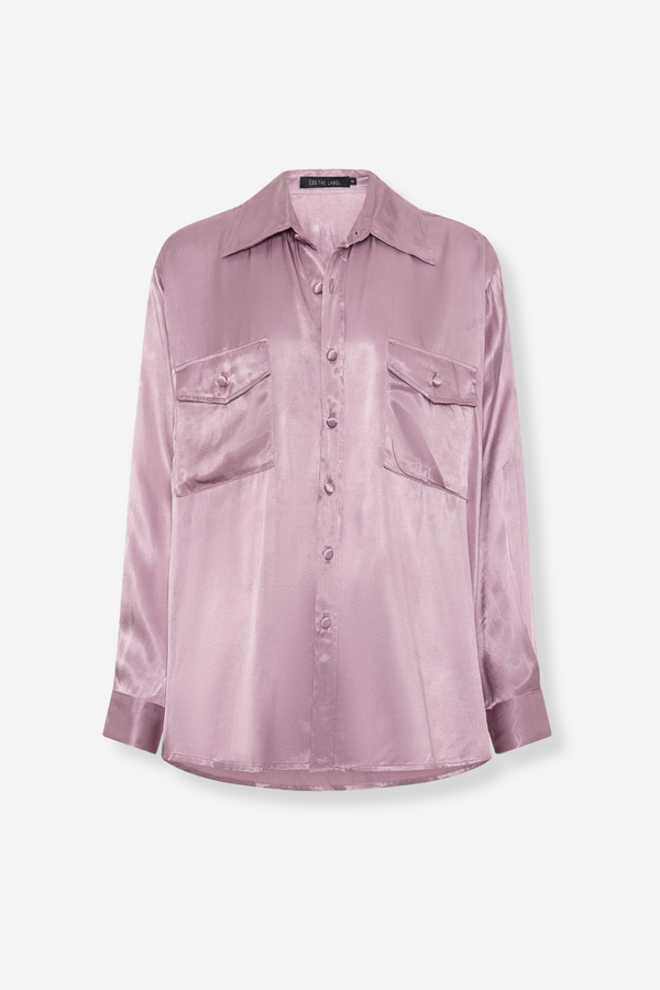 ÉSS Jessica Long Sleeve Shirt - Plum