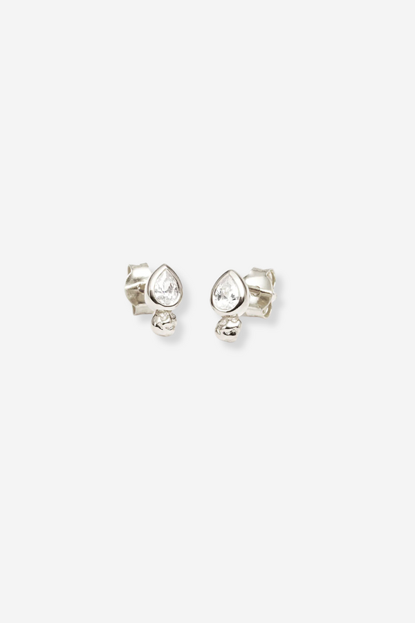 By Charlotte Adore You Stud Earrings - Silver
