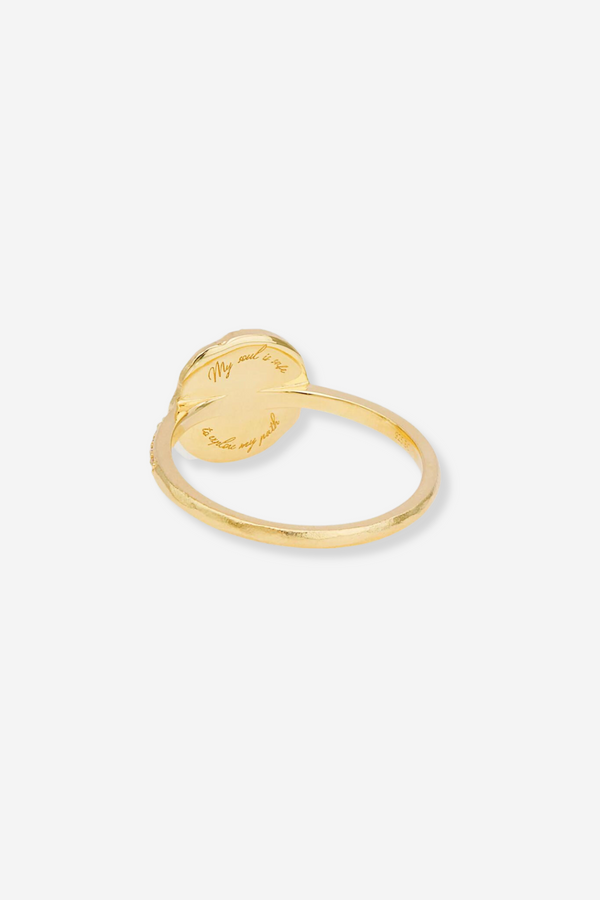 By Charlotte I Am Protected Ring - Gold