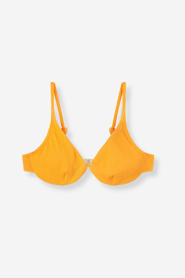 Zulu & Zephyr Rib Bra Cup - Mandarin