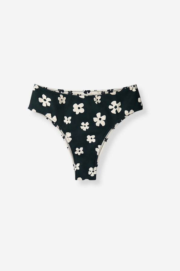 Zulu & Zephyr Reversible Waisted Brief - Black & Bone