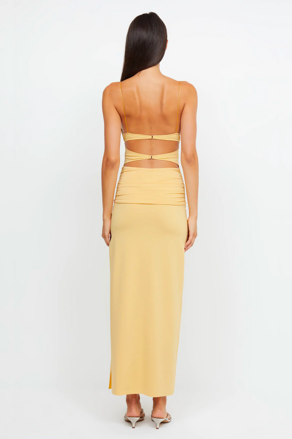 Bec & Bridge Montana Twist Maxi Dress - Straw