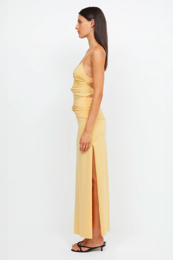 Bec & Bridge Montana Twist Maxi Dress - Straw